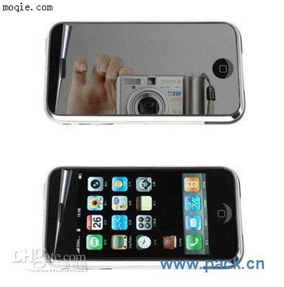iphone 4G镜子膜,镜面手机保护膜